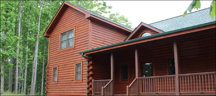 Log Home Staining in Clinton,  North Carolina