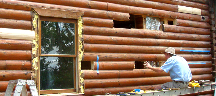 Log Home Repair Turkey,  North Carolina